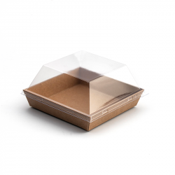 [DP-BT34BL_PL126+] assiette carton épais blanc 13x6.5cm + couvercle