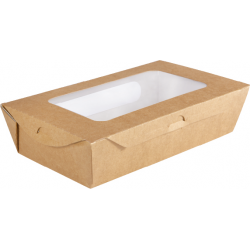 [DP-CA208B-K] barquette fenêtre en carton 20x12xh5cm