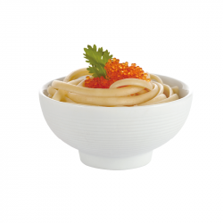 [MO-PO405] bol à dessert porcelaine strié 32ml Ø6.5x3.5CM - 32ml