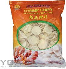 [MO-NACHICRE1KG] chips de crevette 1kg blanches unfried