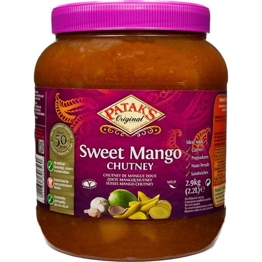 [MO-AGCHUMANDOU2.9] chutney de mangue doux 2.9kg