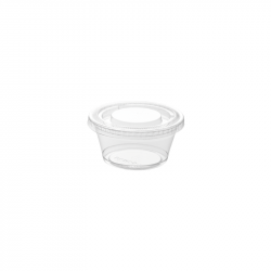 [DP-PET301+] couvercle plastique transparent pour pot 45ml
