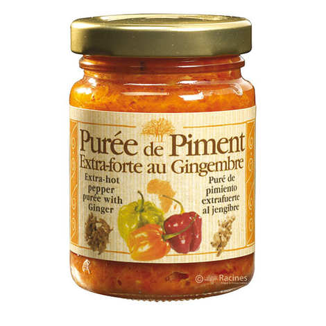 [MO-VTPURPIMGIN100] purée de piment extra forte au gingembre 100g