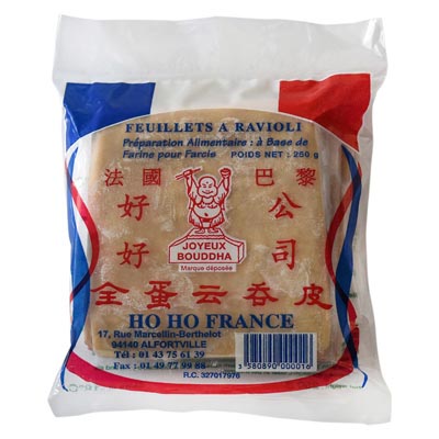 [MO-THWONSUR250] wonton surgelé 250g